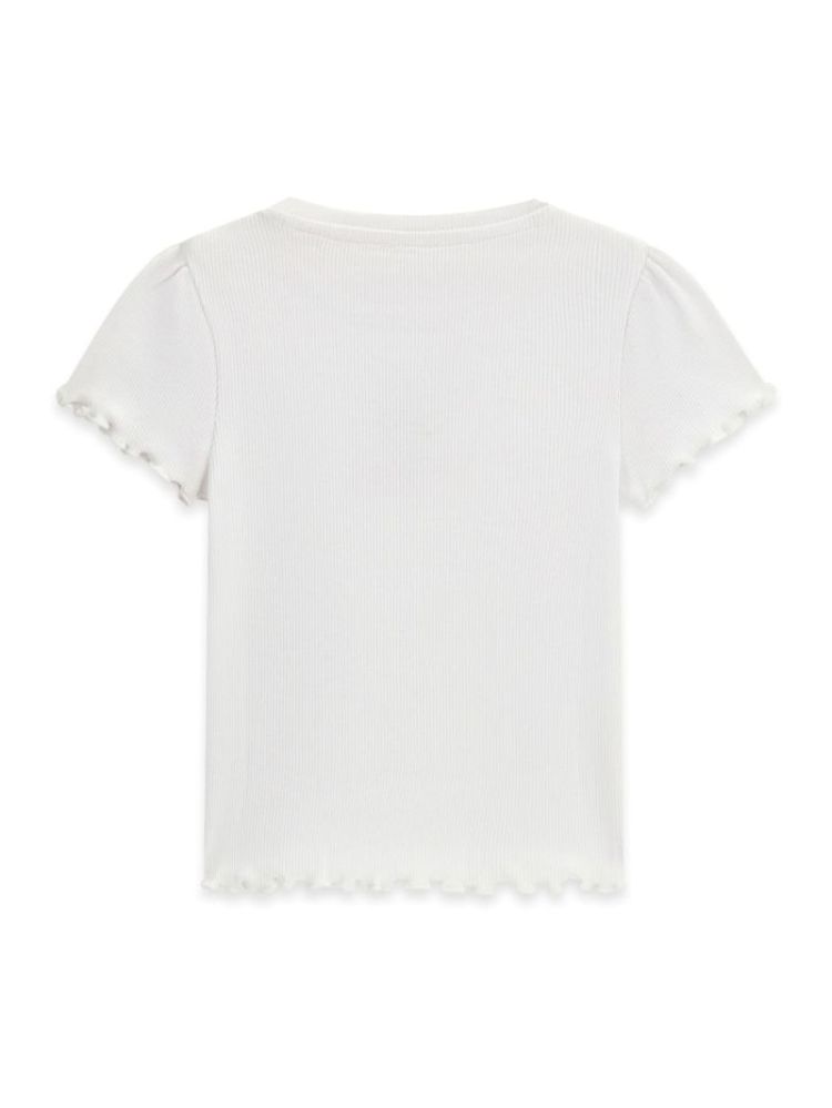 RIB SS T-SHIRT G011 pure white