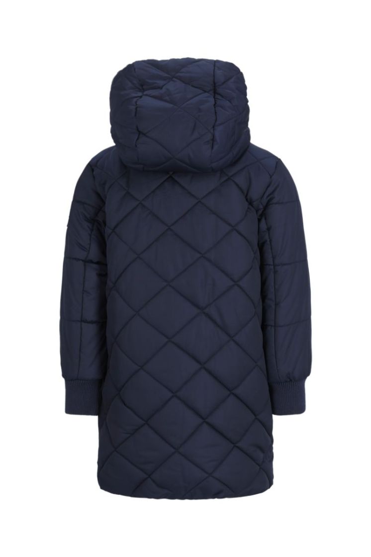 Arinda Flo girls midi hooded  Navy 