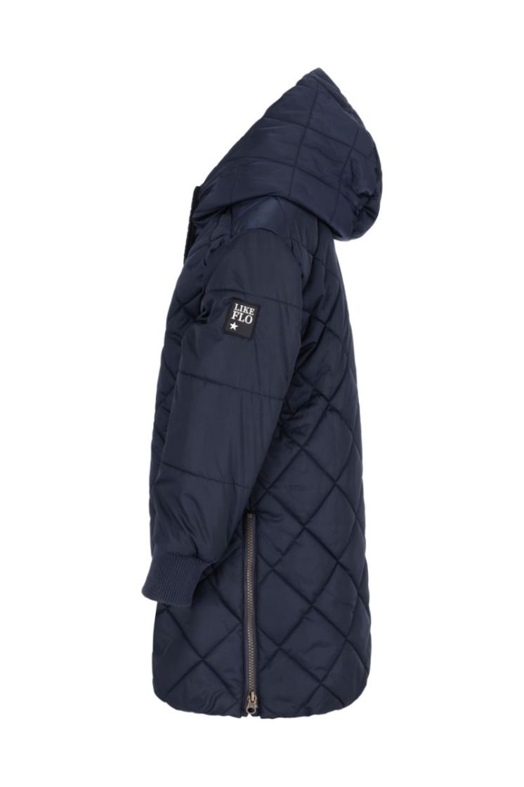Arinda Flo girls midi hooded  Navy 