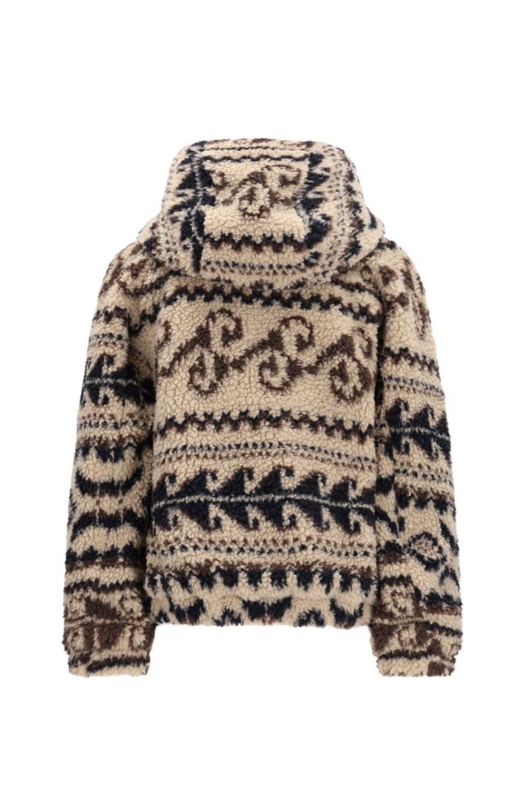 Axel Flo boys teddy jacket Aztec