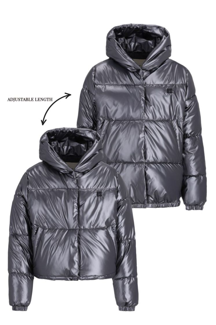 Annu Flo young hooded puffer Silver