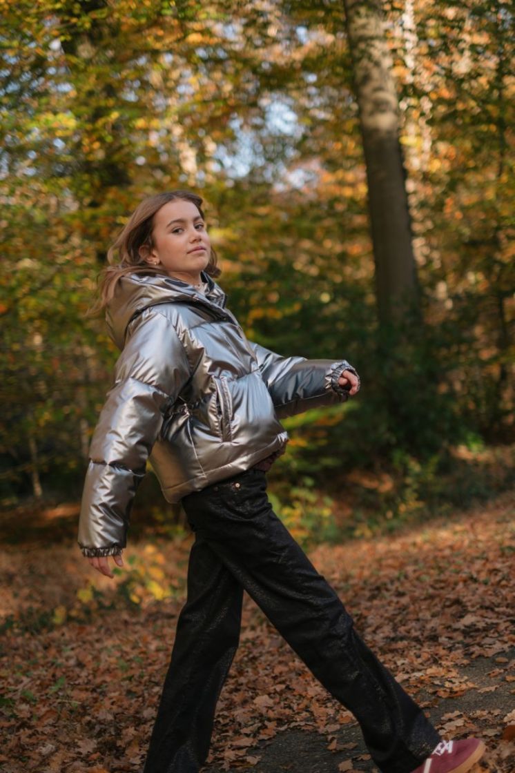 Annu Flo young hooded puffer Silver
