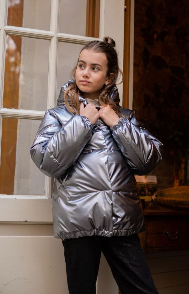 Annu Flo young hooded puffer  Silver
