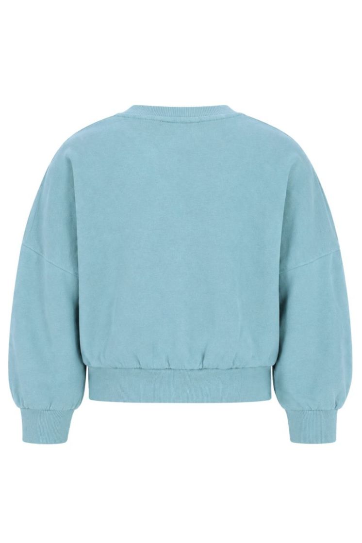 Danee girls oversized sweater D. aqua