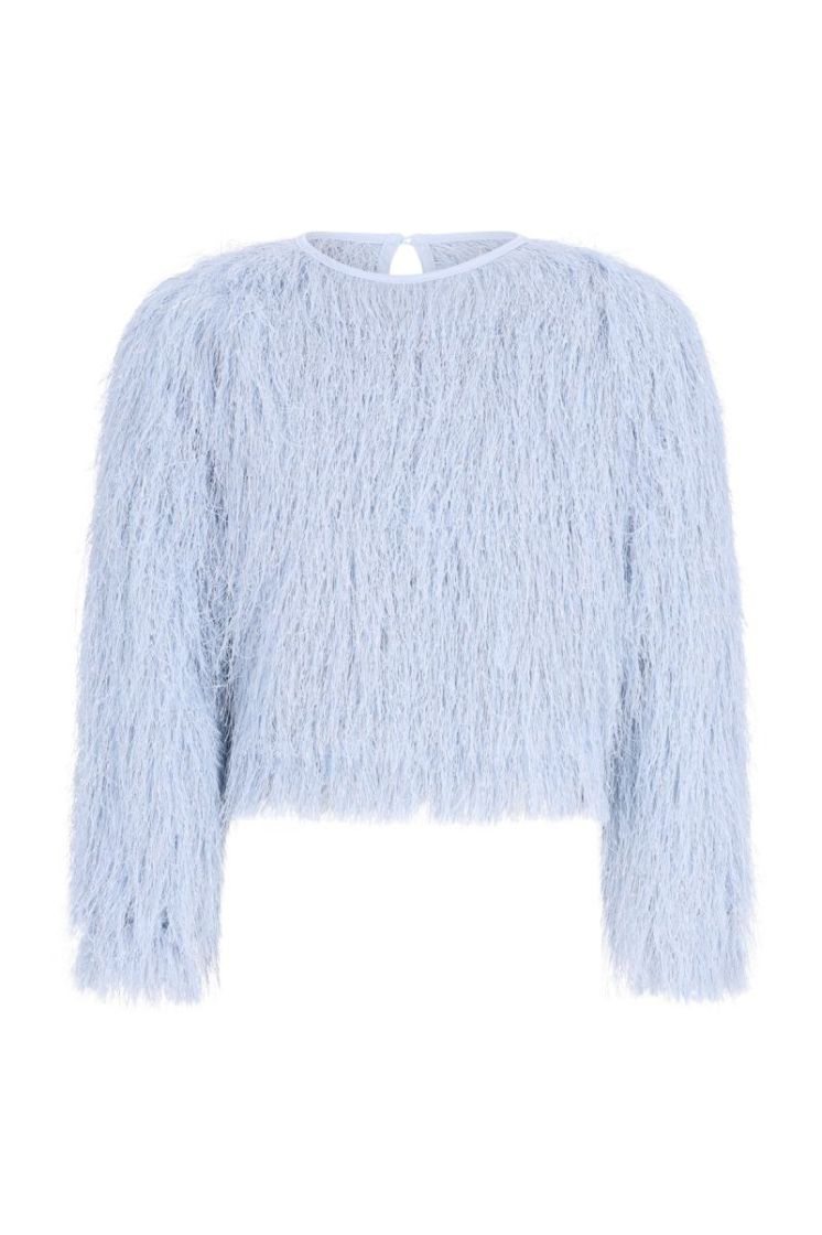 Celina Flo girls fringes blous Ice blue