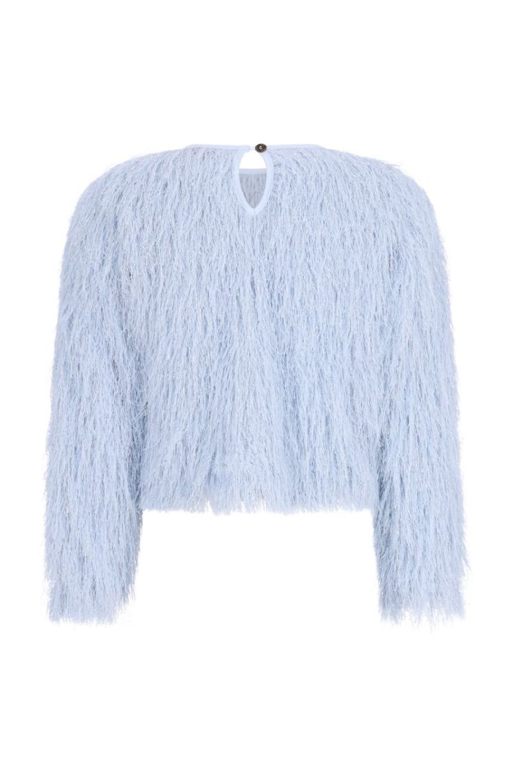 Celina Flo girls fringes blous Ice blue