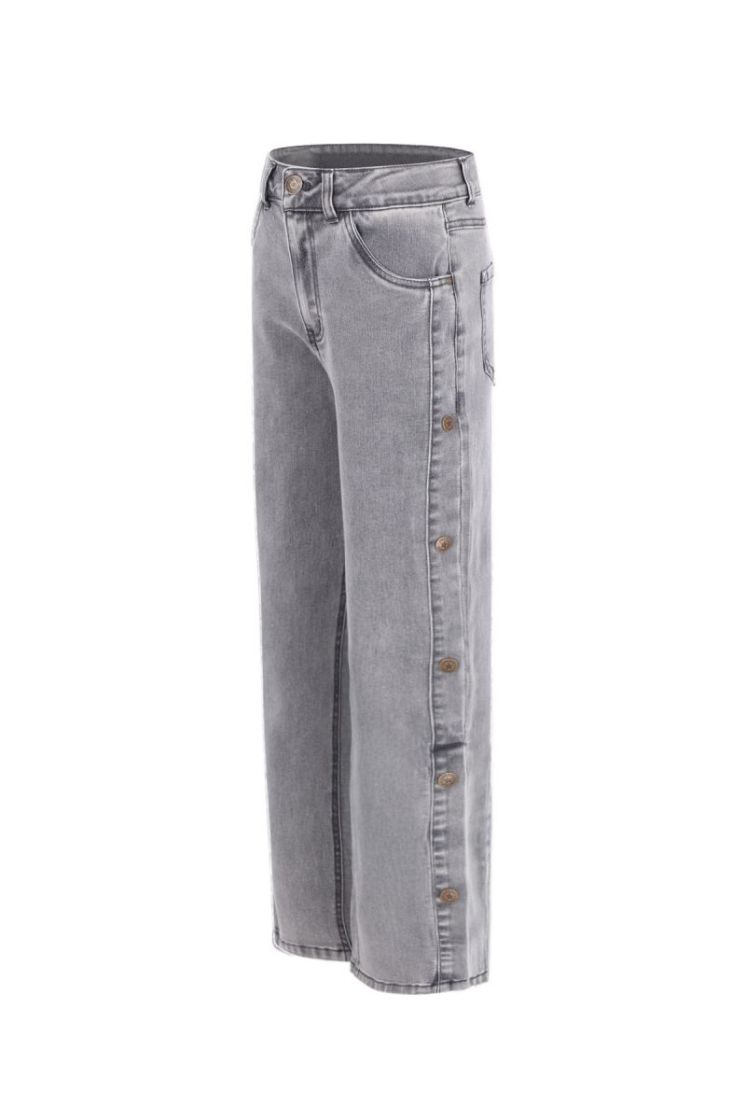 Fieke Flo girls straight leg Holographic den