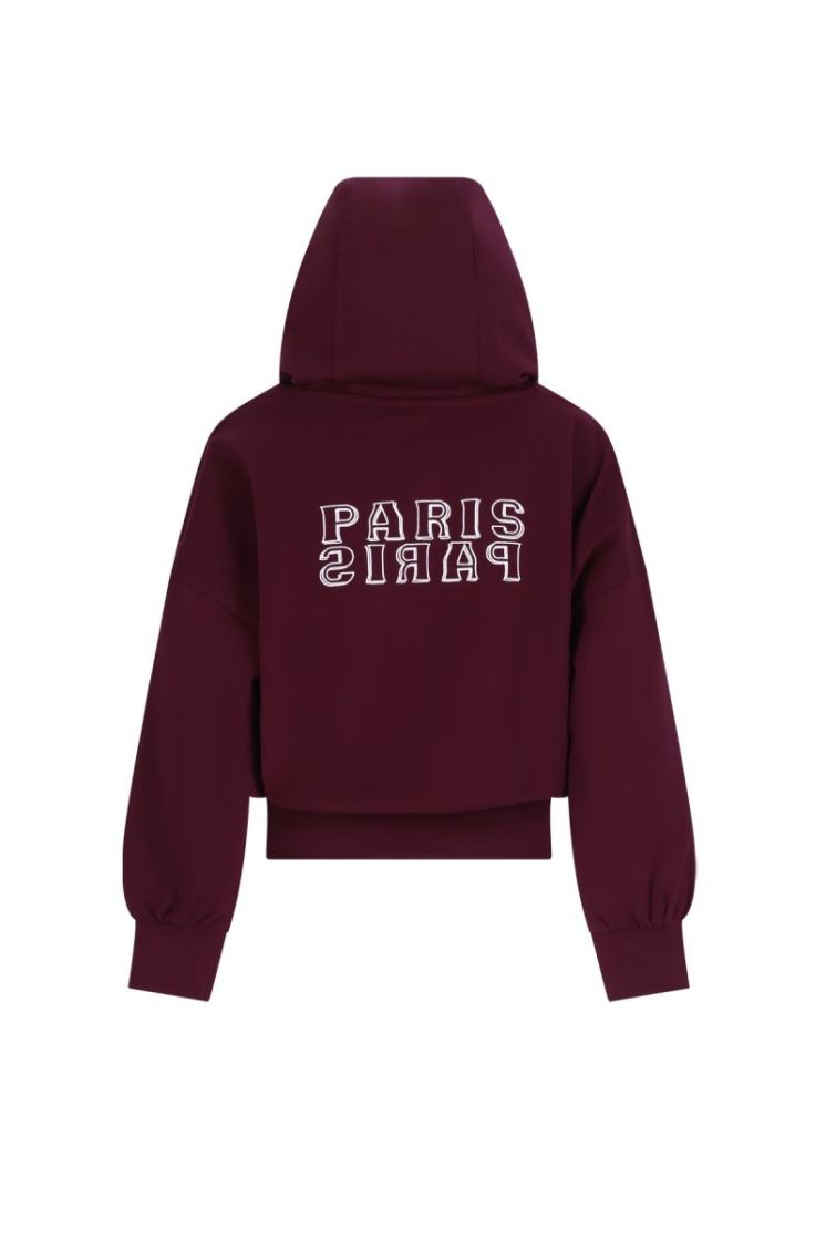 Denies young hooded sweater Cherry