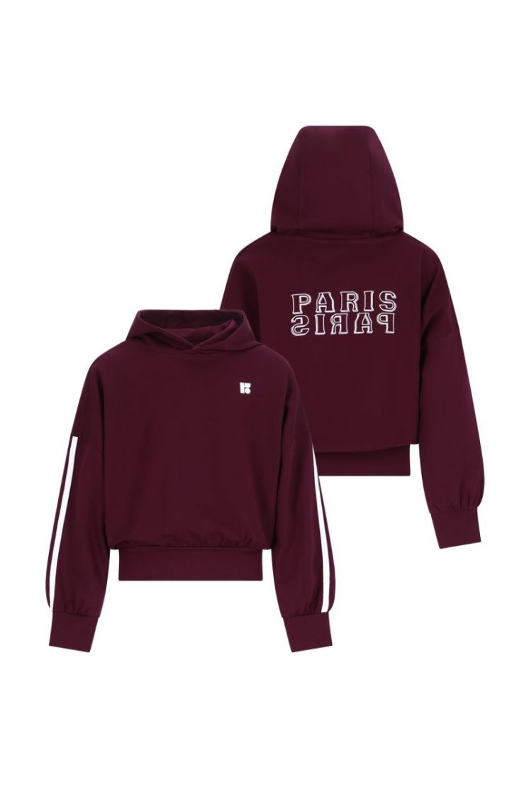 Denies young hooded sweater Cherry