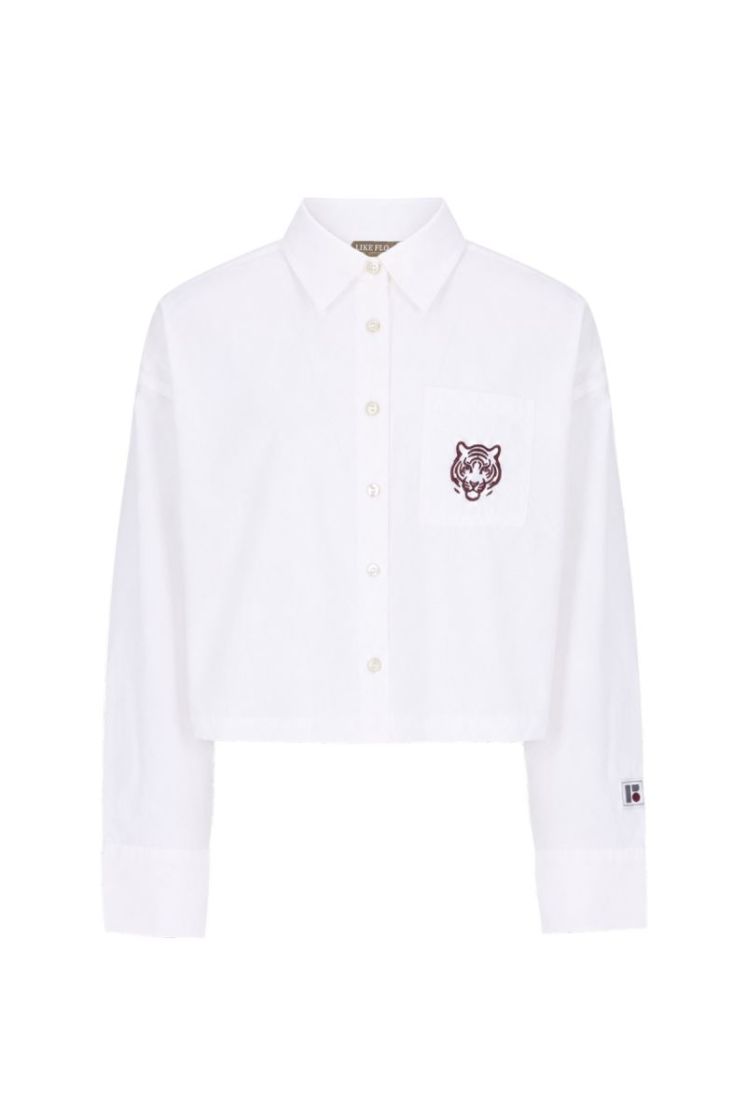 Cilia Flo young cropped blouse Off white
