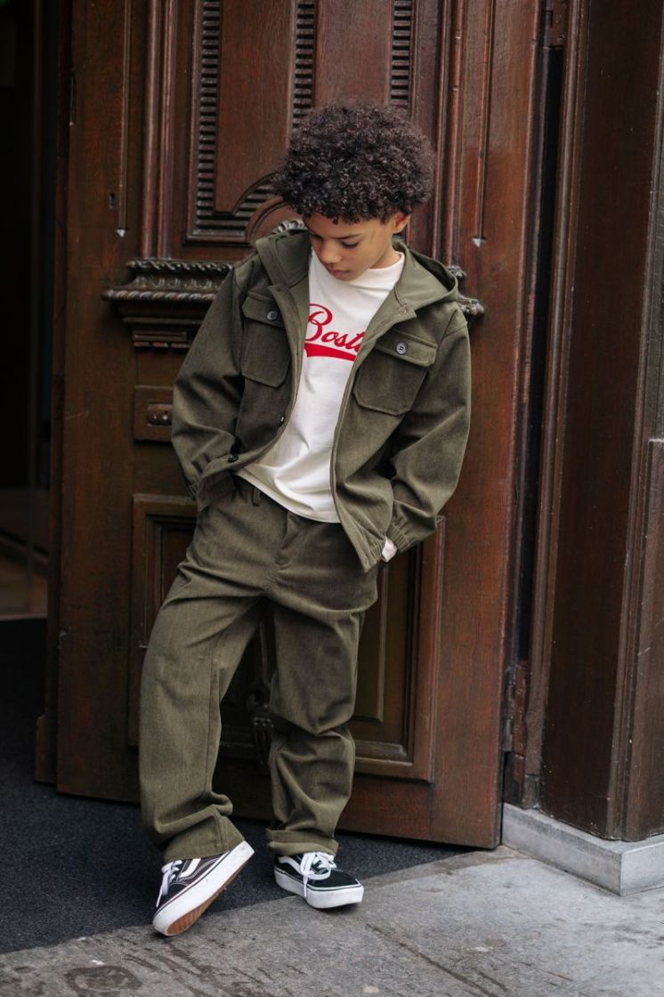 Flip Flo boys coduroy straight Army