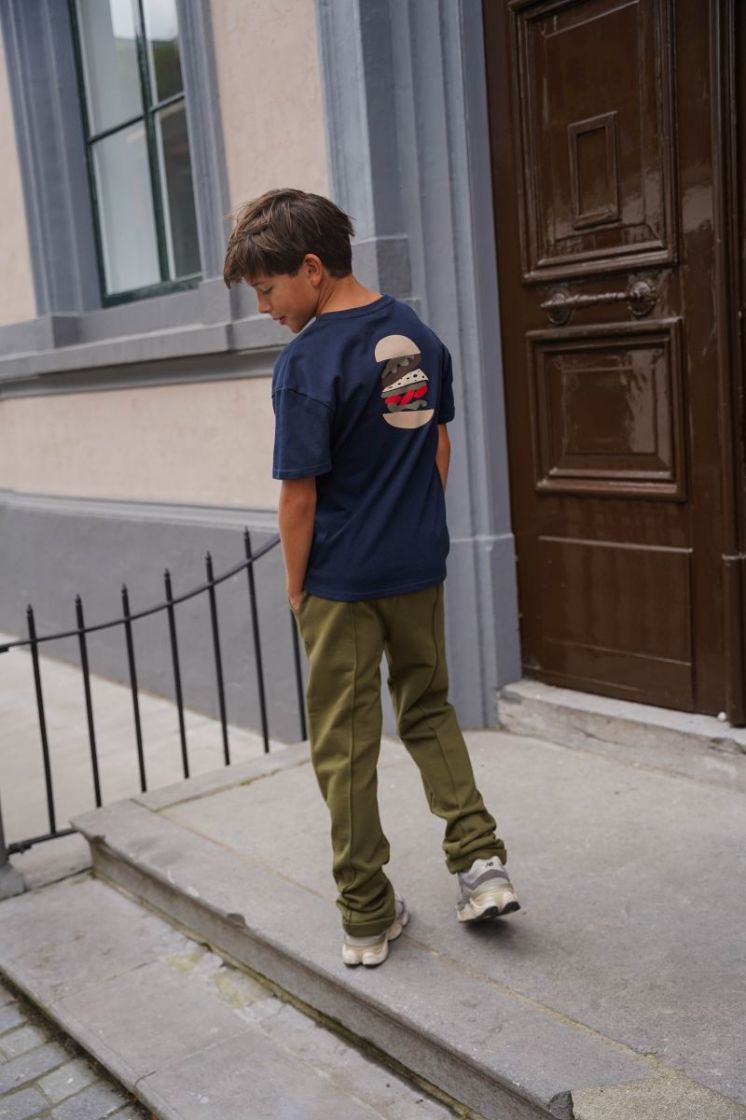 Ediz Flo boys tee Navy