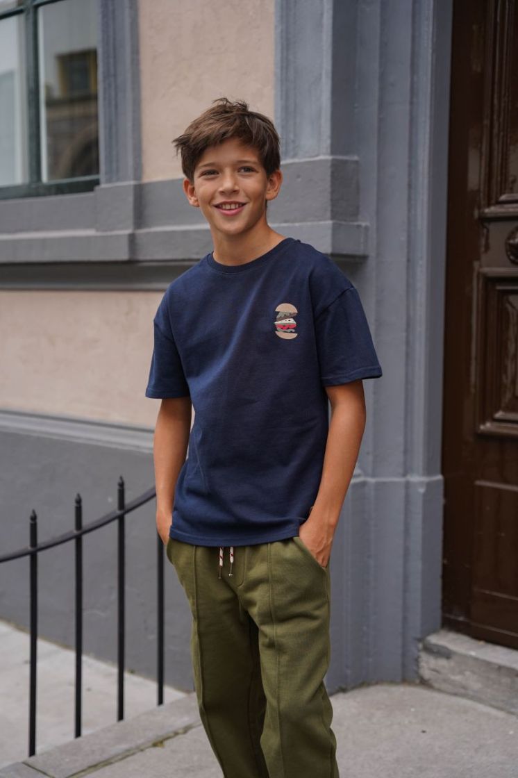 Ediz Flo boys tee Navy