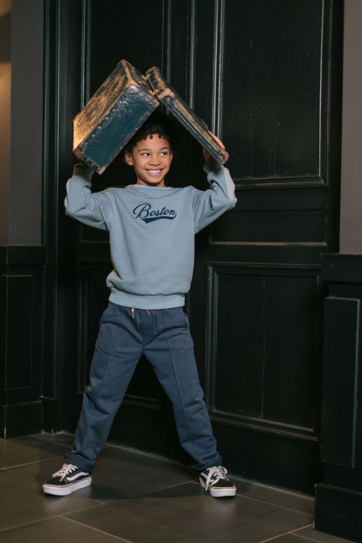 Dail Flo boys crewneck sweater Jeans blue