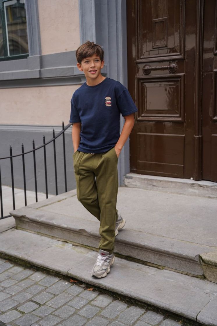 Fer Flo boys sweatpants Olive
