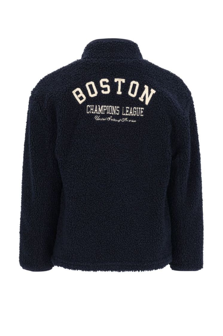 Diego Flo boys teddy cardigan Navy