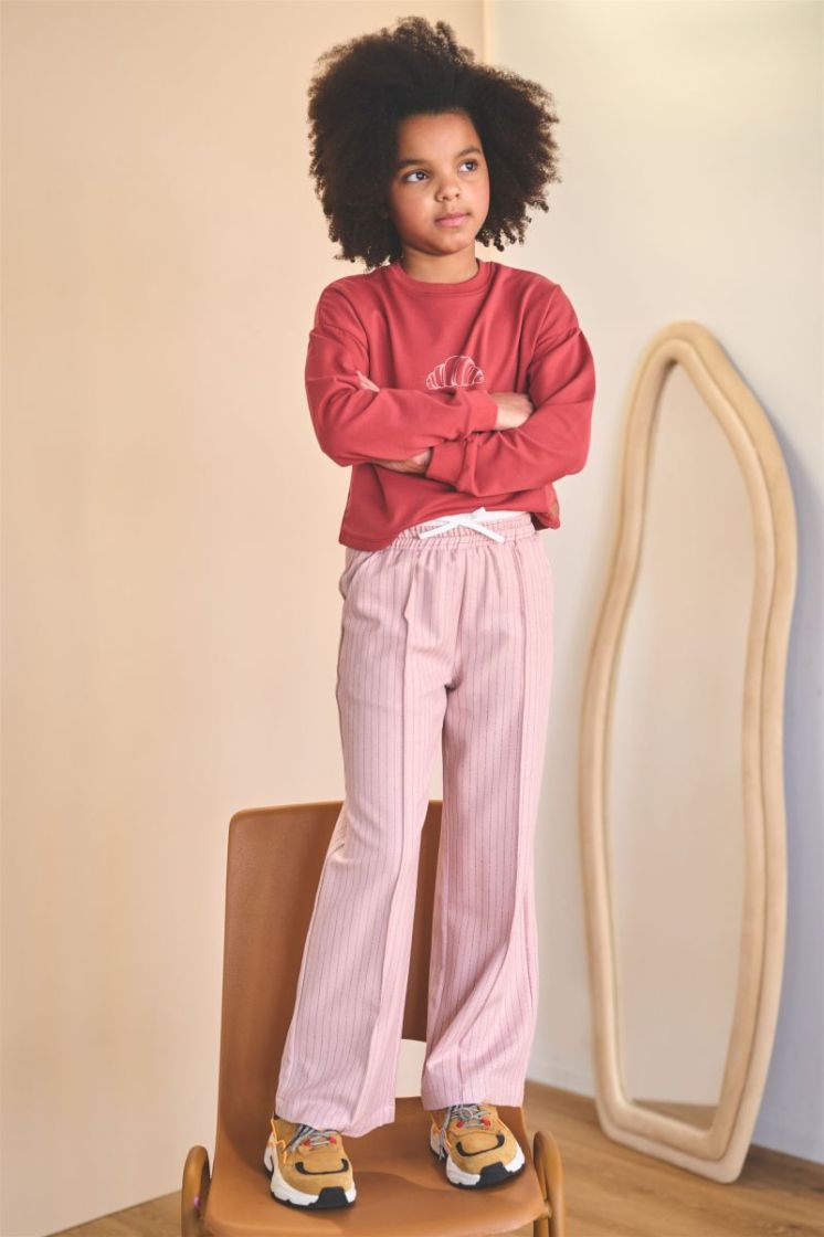 Sarah Pinstripe Pants Rosa