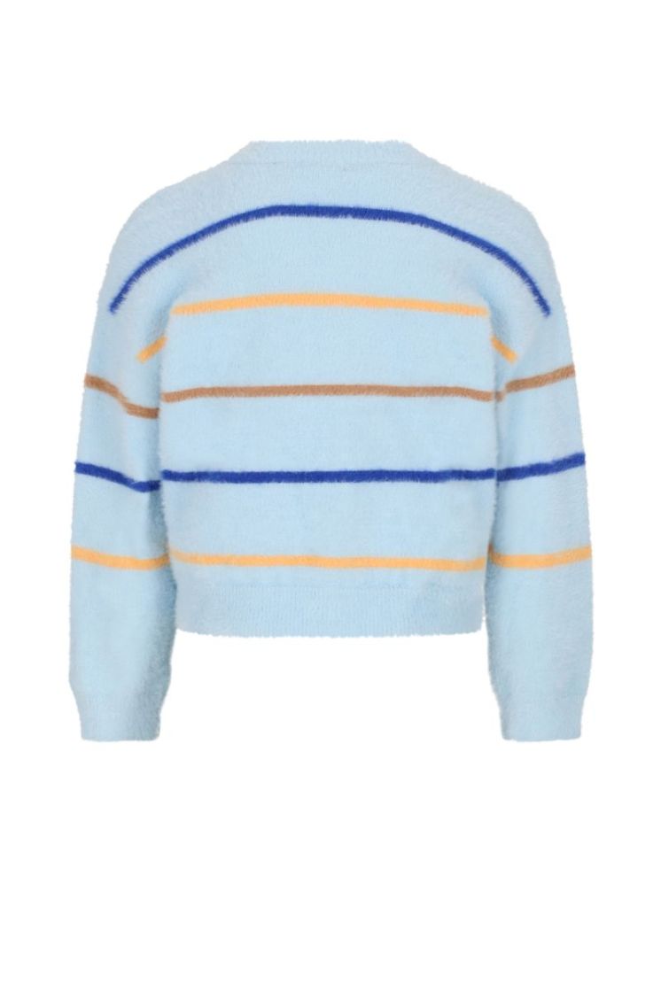 Keson Fluffy Soft sweater Ice Cold Blue
