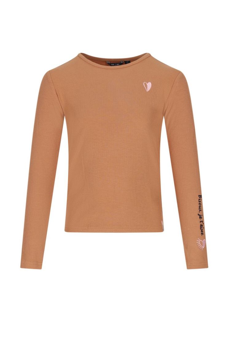Kess Essential Rib Jersey Top Taupe