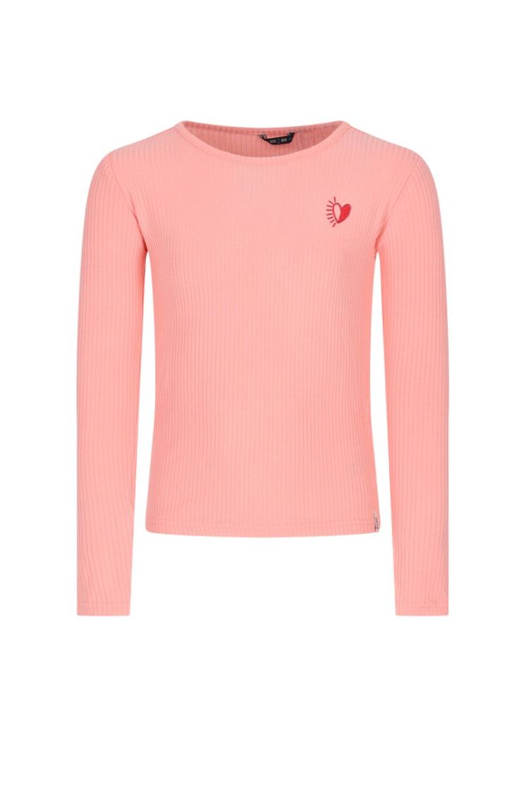 Kyas Essential Melange tshirt Peaches