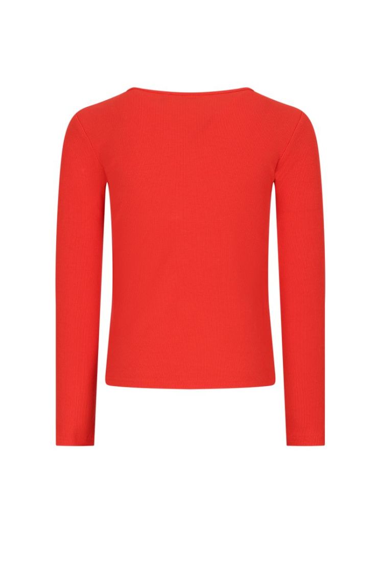 Kyas Essential Melange tshirt Fiesta Red