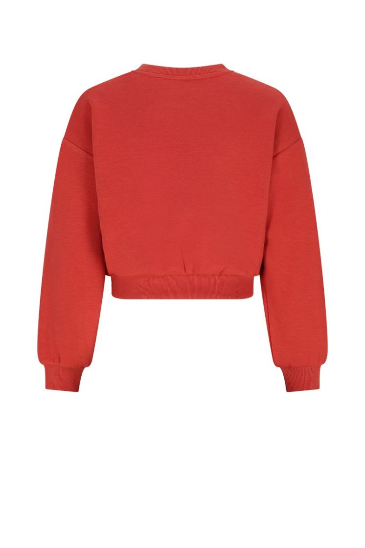 Kim Fluffy Sweater Terracotta