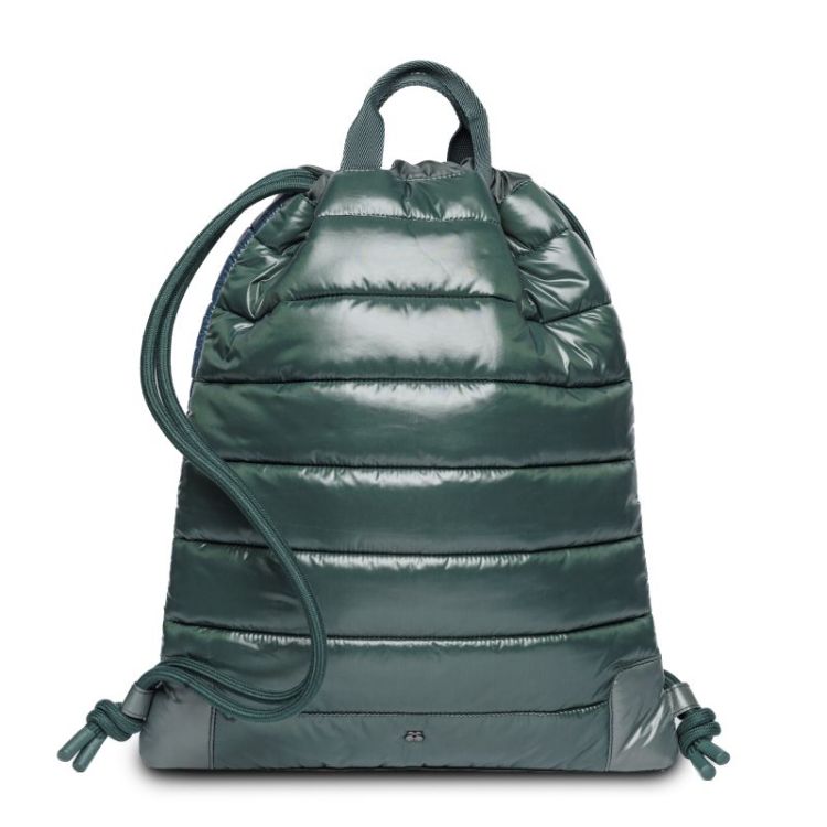 City Bag puffer green