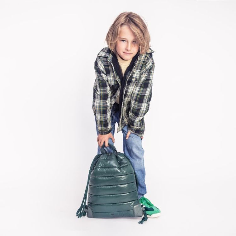 City Bag puffer green