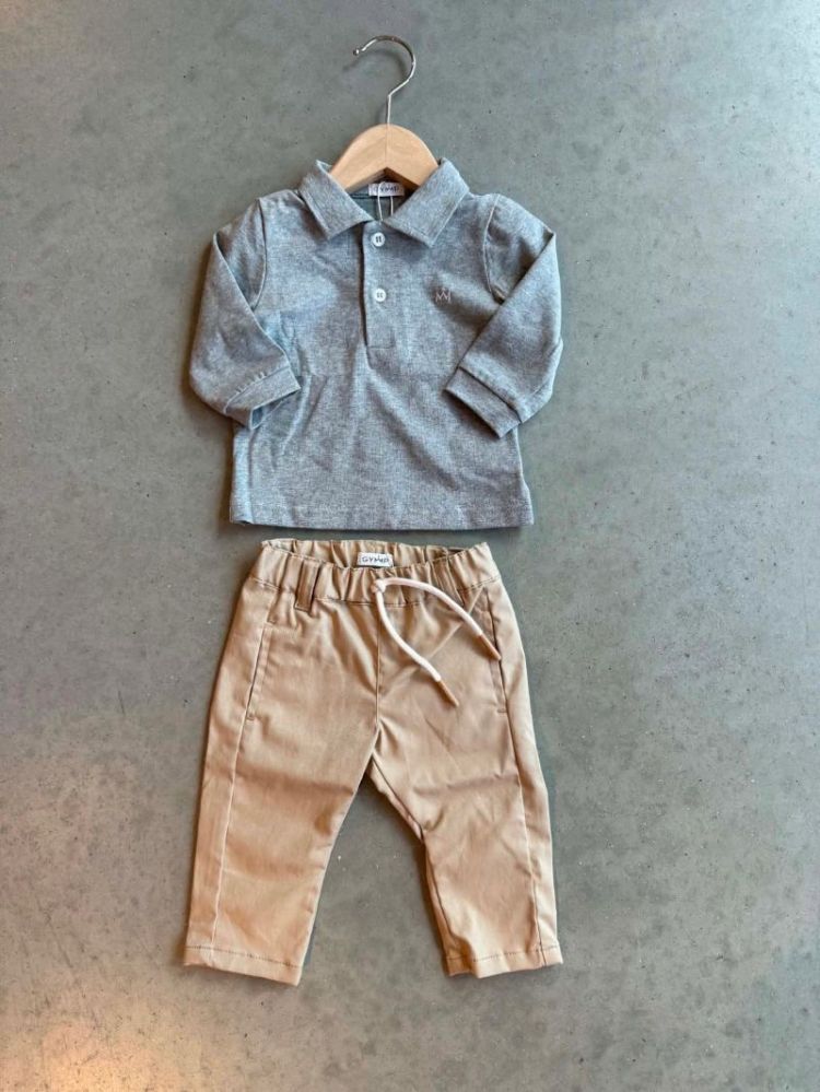 Polo Aerochine Grey Melange