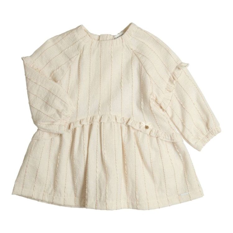 Dress Rafaela Ecru - Gold