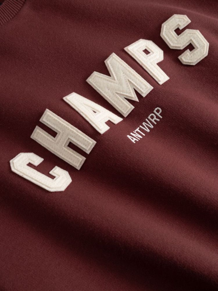 SWEATSHIRTS 000306 - CRIMSO