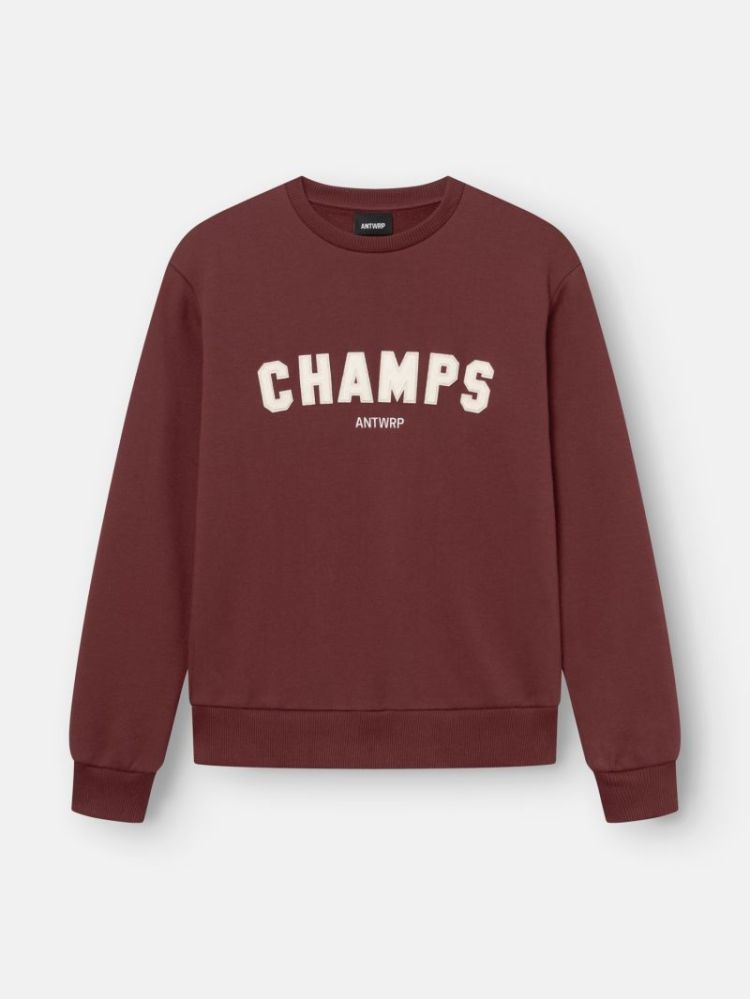 SWEATSHIRTS 000306 - CRIMSO