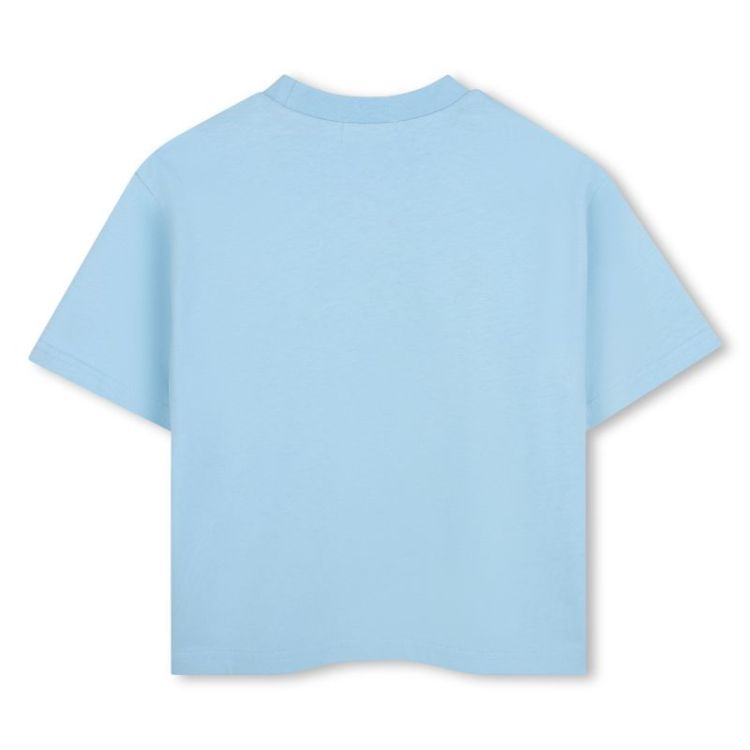 TEE-SHIRT MANCHES COURT 78R MINERAL BLU
