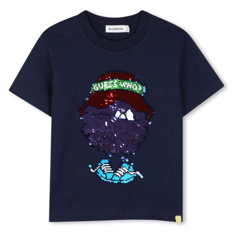 TEE-SHIRT MANCHES COURT 85T INDIGO BLUE
