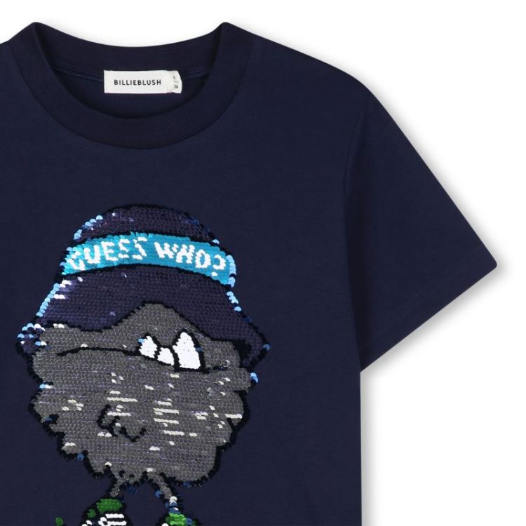 TEE-SHIRT MANCHES COURT 85T INDIGO BLUE