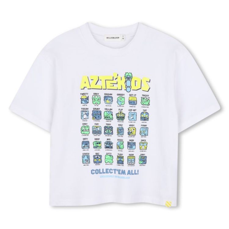 TEE-SHIRT MANCHES COURT 10P BLANC