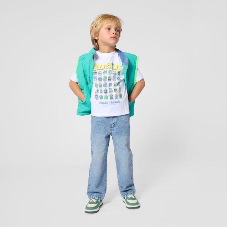 TEE-SHIRT MANCHES COURT 10P BLANC