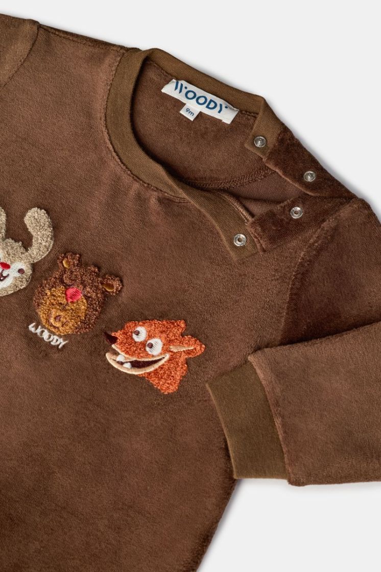 Jongens pyjama velours 265