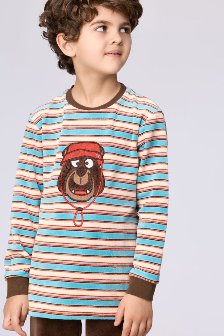 Jongens pyjama velours 920