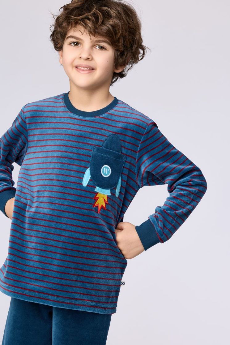 Jongens pyjama velours 921
