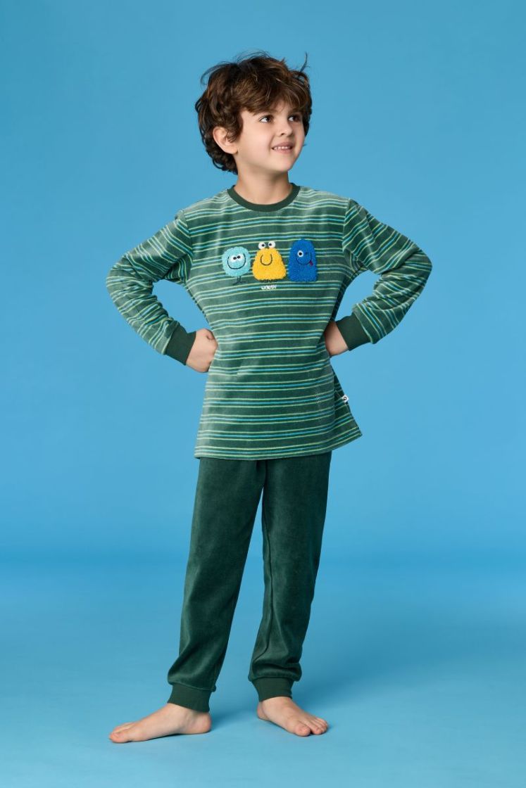 Jongens pyjama velours 922