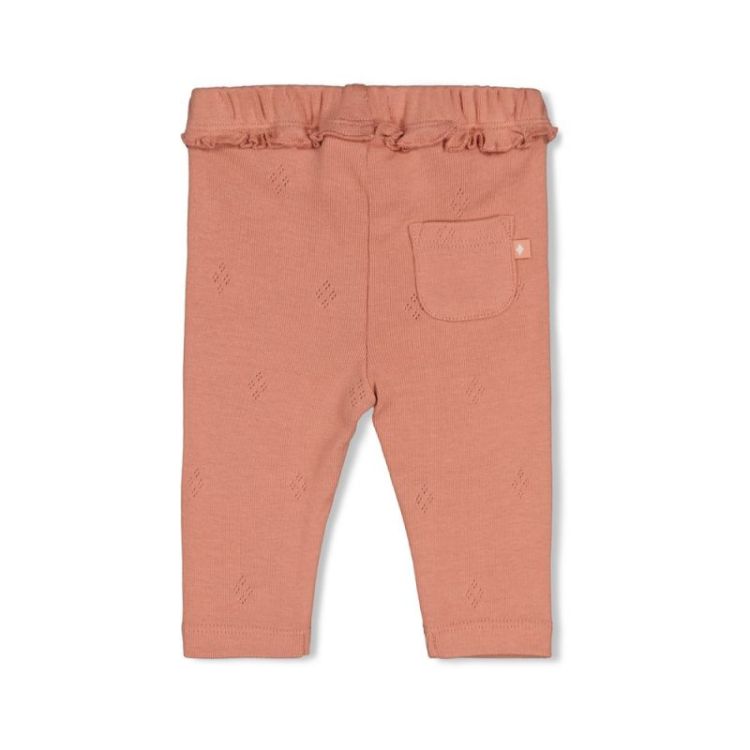 Legging pointelle rib roze