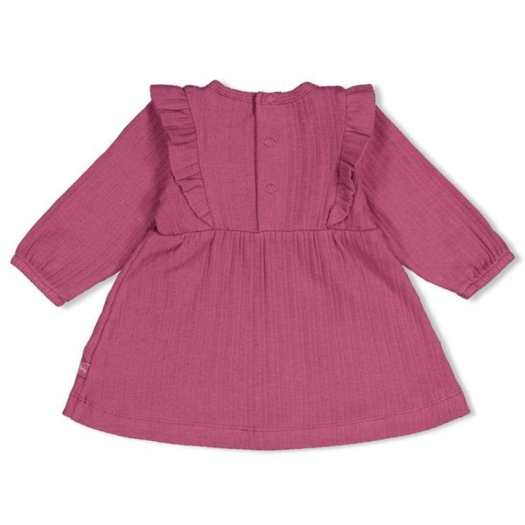 Jurk rib - Afternoon Tea berry
