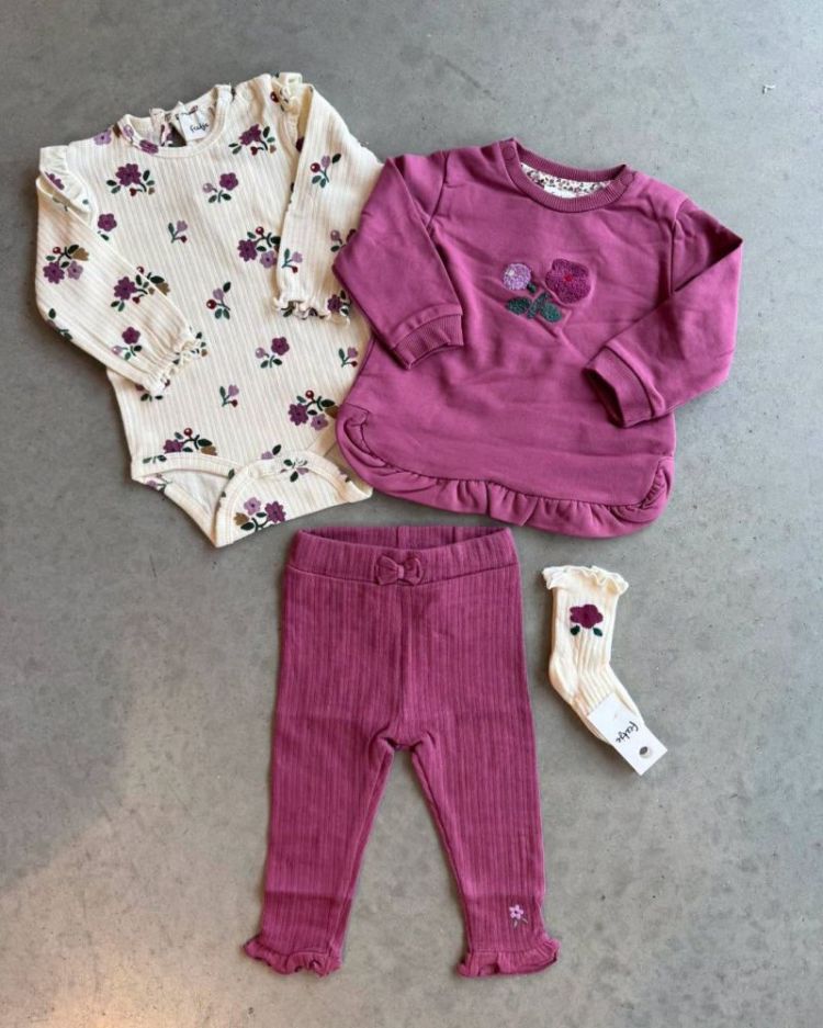 Sweater ruches relaxed fit berry