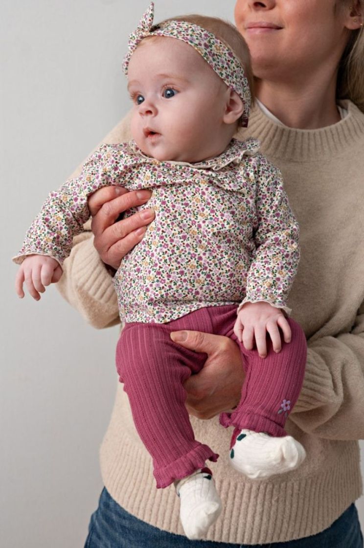 Legging rib - Afternoon Tea berry