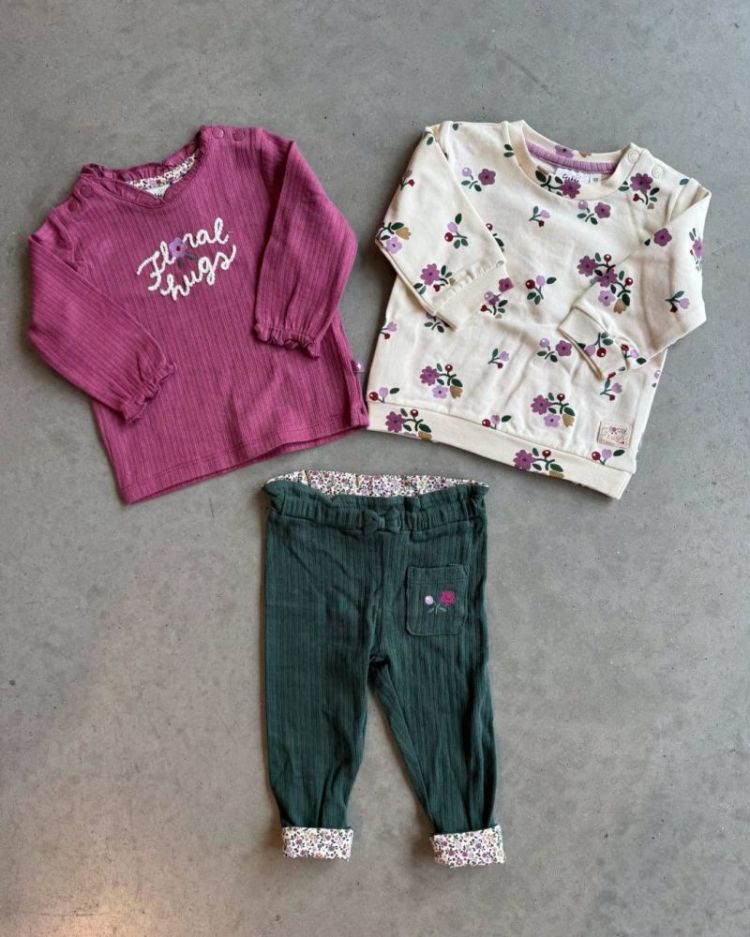 Legging rib Groen