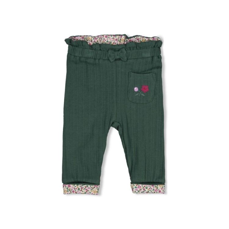 Legging rib Groen