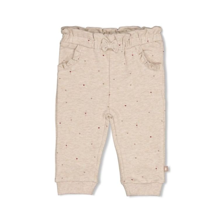 Broek AOP Taupe melange