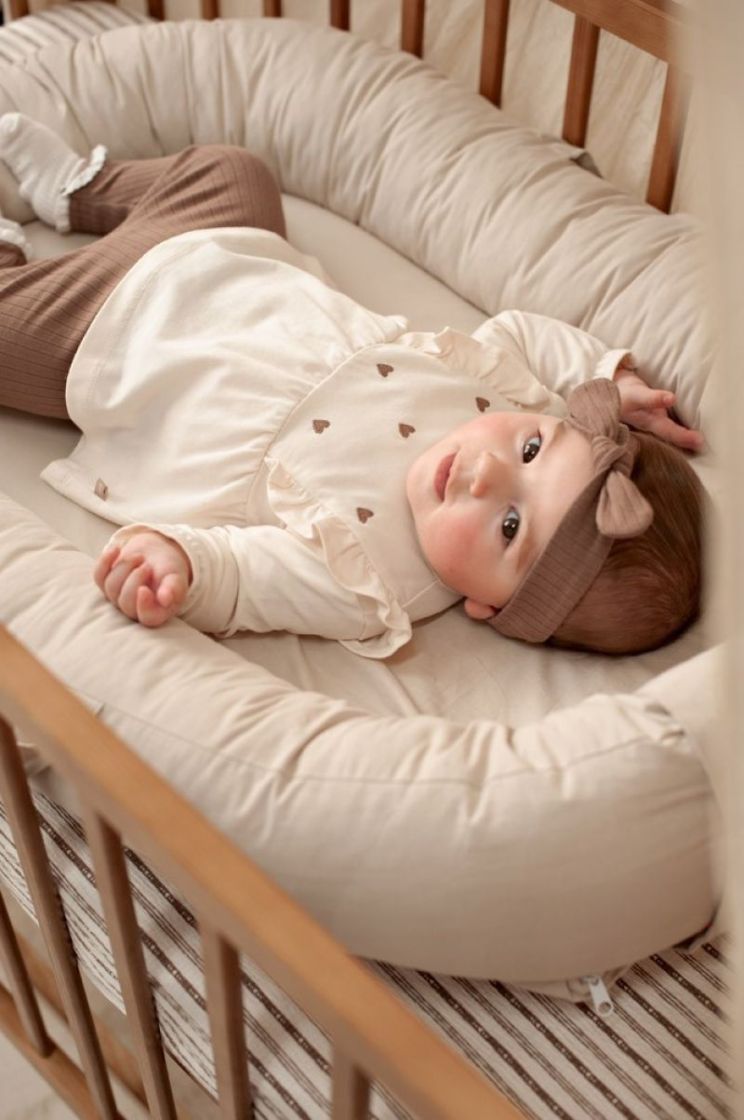 Legging rib taupe