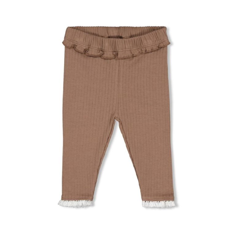 Legging rib taupe
